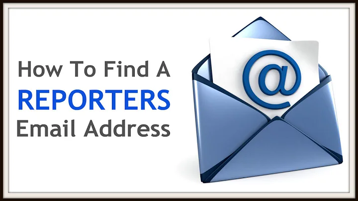 PUBLICITY TIP  How to locate the email address of ...