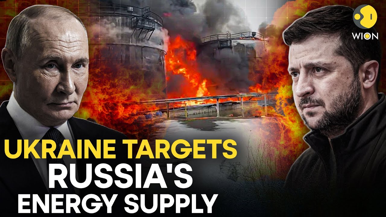 Russia-Ukraine Attack LIVE: Zelensky DESTROYS 3 Russian Oil Platforms In The Caspian Sea | WION