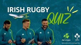 Aer Lingus Irish Rugby Quiz: Doris vs Van der Flier vs Henshaw