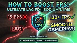 Information How to Boost FPS in Minecraft 1.20.1 Fabric! (20 FPS to 200+ FPS)🚀 Update