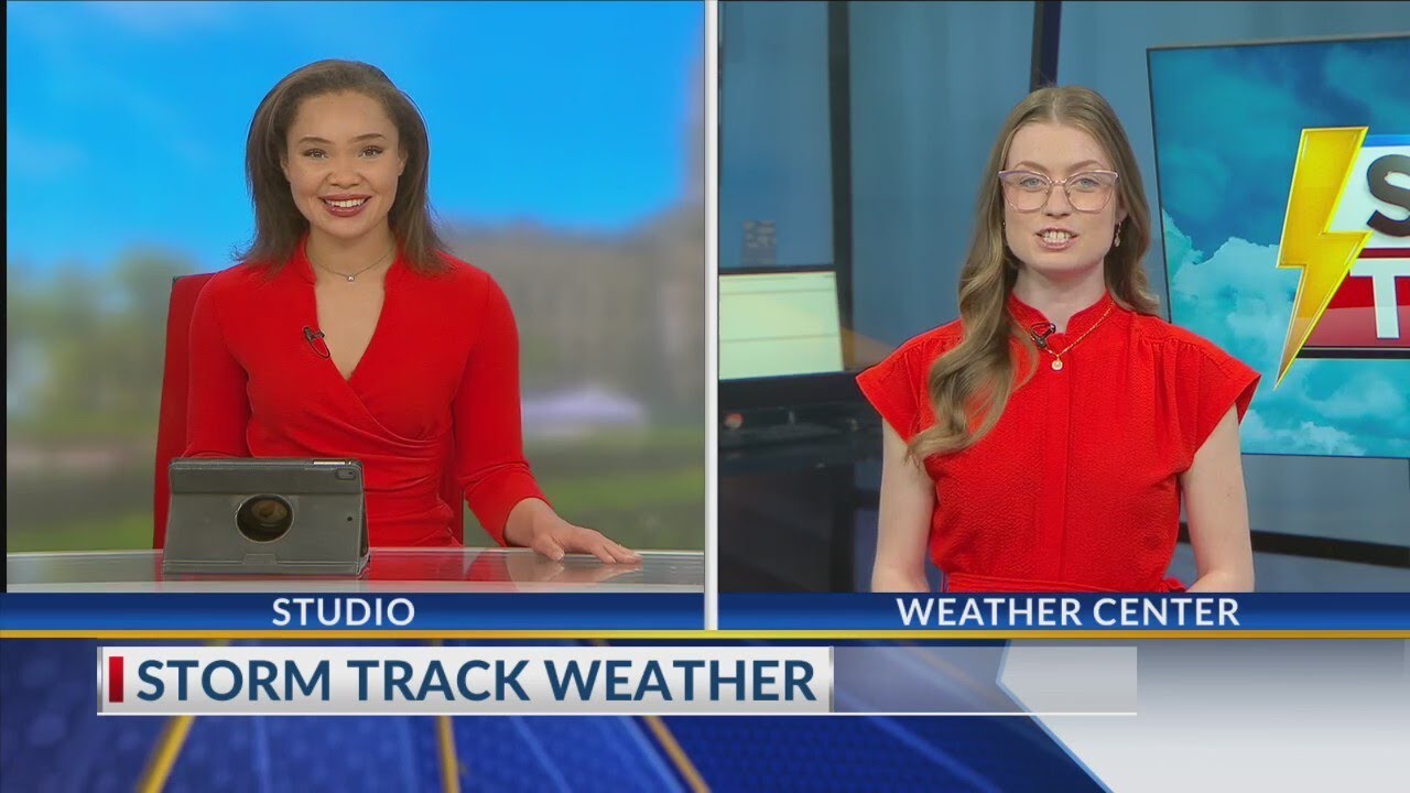 Warm and windy weekend ahead - YouTube