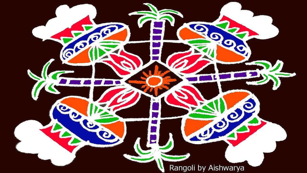 7×7 Bhogi Kundalu Muggulu