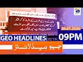 Geo Headlines 09 PM | 20th July 2020