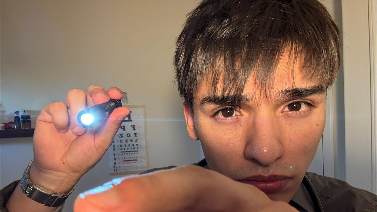 asmr chequeo de nervios craneales