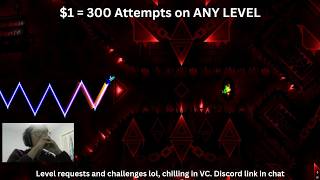 🔴LEVEL REQUESTS AND CHALLENGES + GLOBED | Geometry Dash 🔴