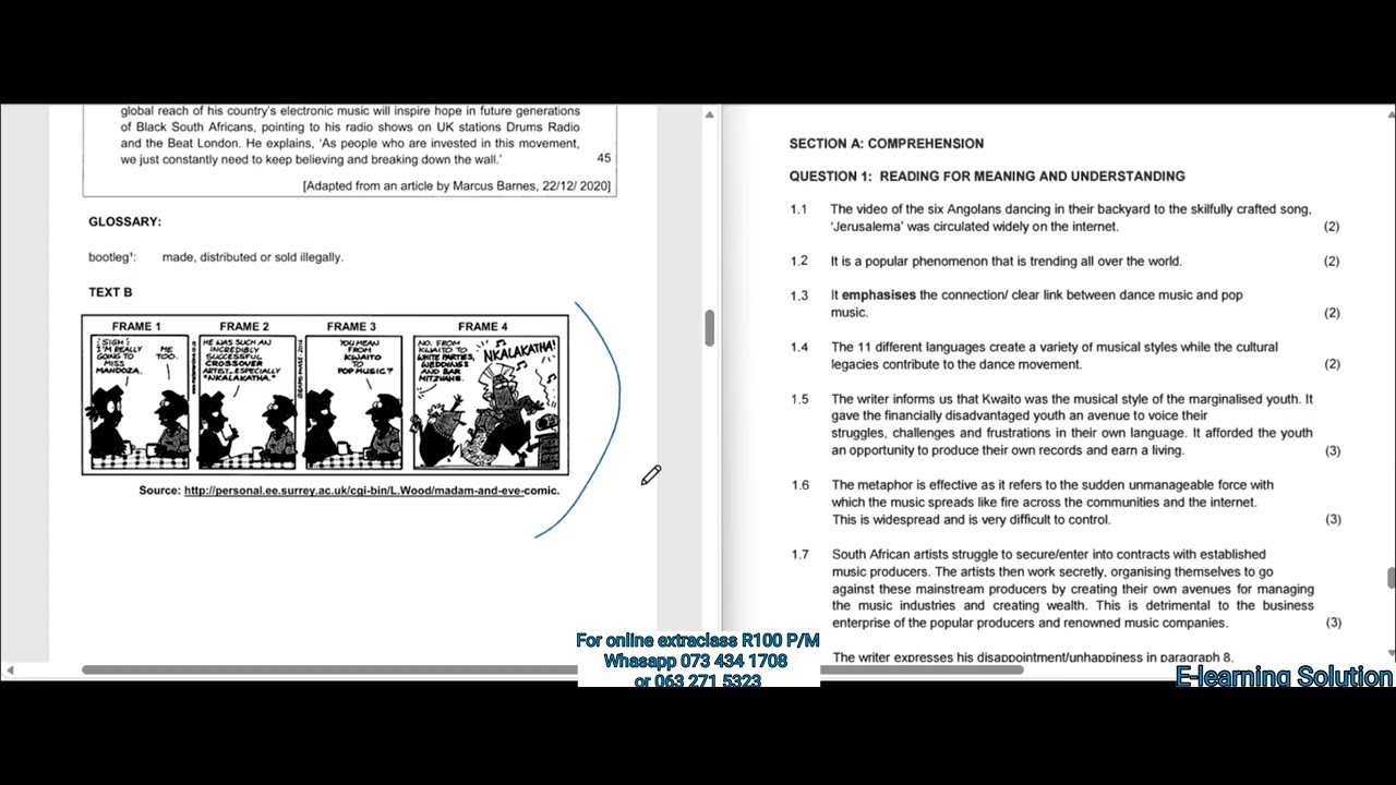 Grade 10 English HL Term 1 | Test Paper 2026 
