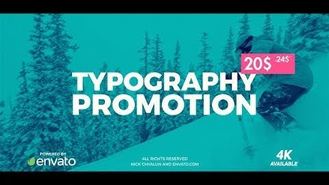 Typography | After Effects Template | Videohive #AfterEffectsTemplate #Videohive
