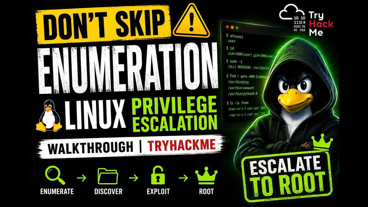 Linux Privilege Escalation: Enumeration TryHackMe Walkthrough - YouTube