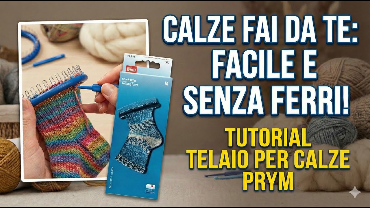 Calze Fai da Te senza ferri! 🧦 Tutorial Catarinetta Prym | Guida Completa