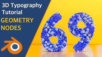 Easy 3D Typography Tutorial Using Geometry Nodes | Blender 2.92
