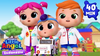 Tim Penyelamat Datang Membantu | Little Angel | Kartun dan Lagu Anak | Moonbug Kids Indonesia