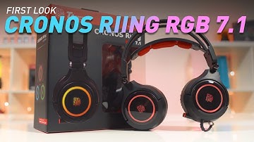 First Look | Tt eSPORTS Cronos Riing RGB 7.1 Gaming Headset