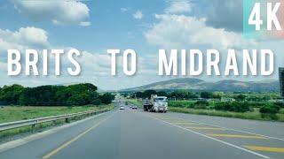 Driving from Brits [NW] to Midramd [GP] South Africa [4K]