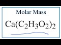 Molar Mass Calculations and Concepts