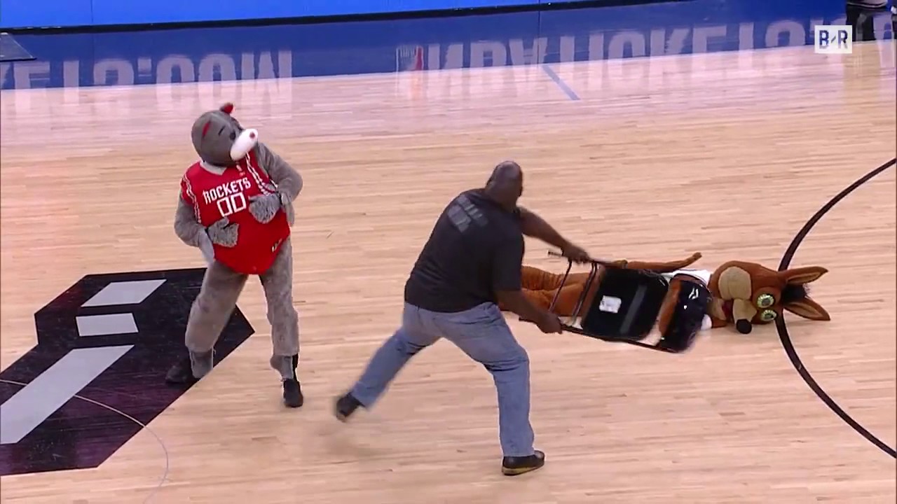 Mark Henry Hit Rockets Mascots With A Chair Youtube