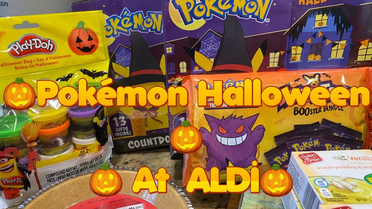 Aldi Has Pokemon Halloween And Huge Grocery Haul! - Youtube