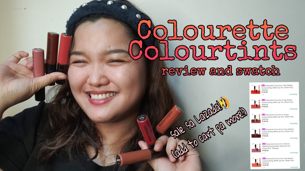 COLOURETTE COLOURTINTS review ( Dahil sale sa Lazada🤣) | quaranTIN
