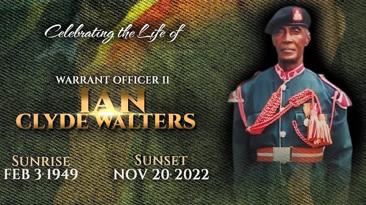 Celebrating the life of Warrant Officer II Ian Cly...