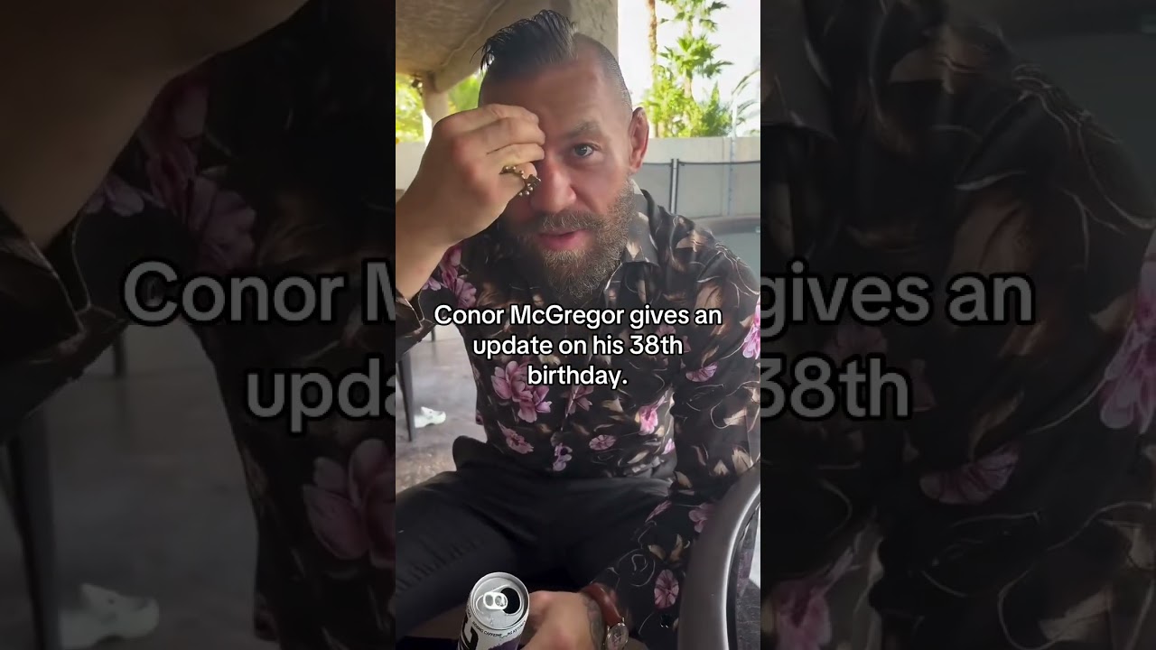 Conor on his 38th birthday (via thenotoriousmma/IG)