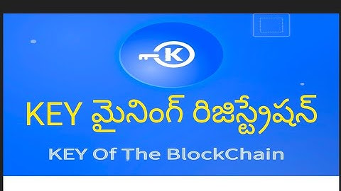 KEY mining registration & mining process in Telugu