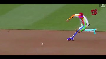 Open_Pose 研究 MLB player: Trea Turner makes a jump throw for the out [defense] ATL@WSH [GoogleColab]