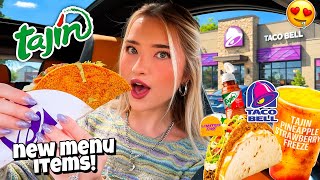 Eating Taco Bell s NEW Tajin Menu Tajin Taco Cheesy Gordita Crunch More