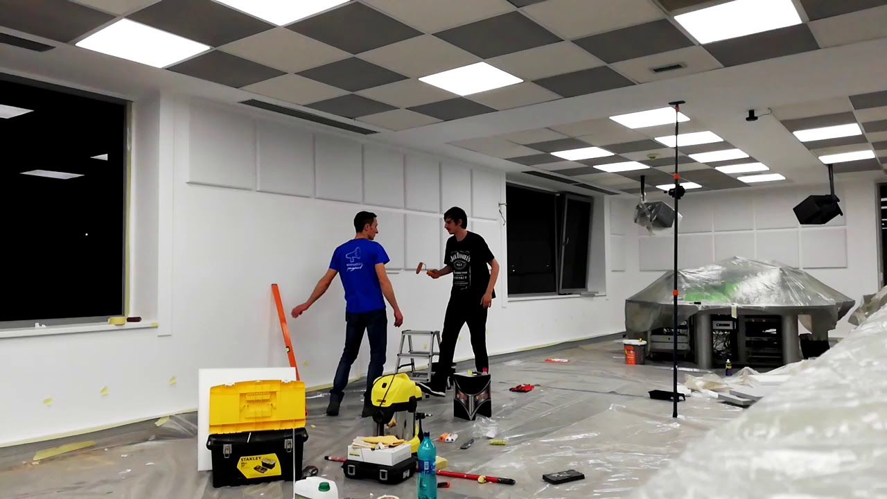 Cum se monteaza placile Audiofoam® din spuma melaminica Basotect ?