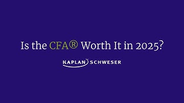 Is the CFA® Worth it in 2025?