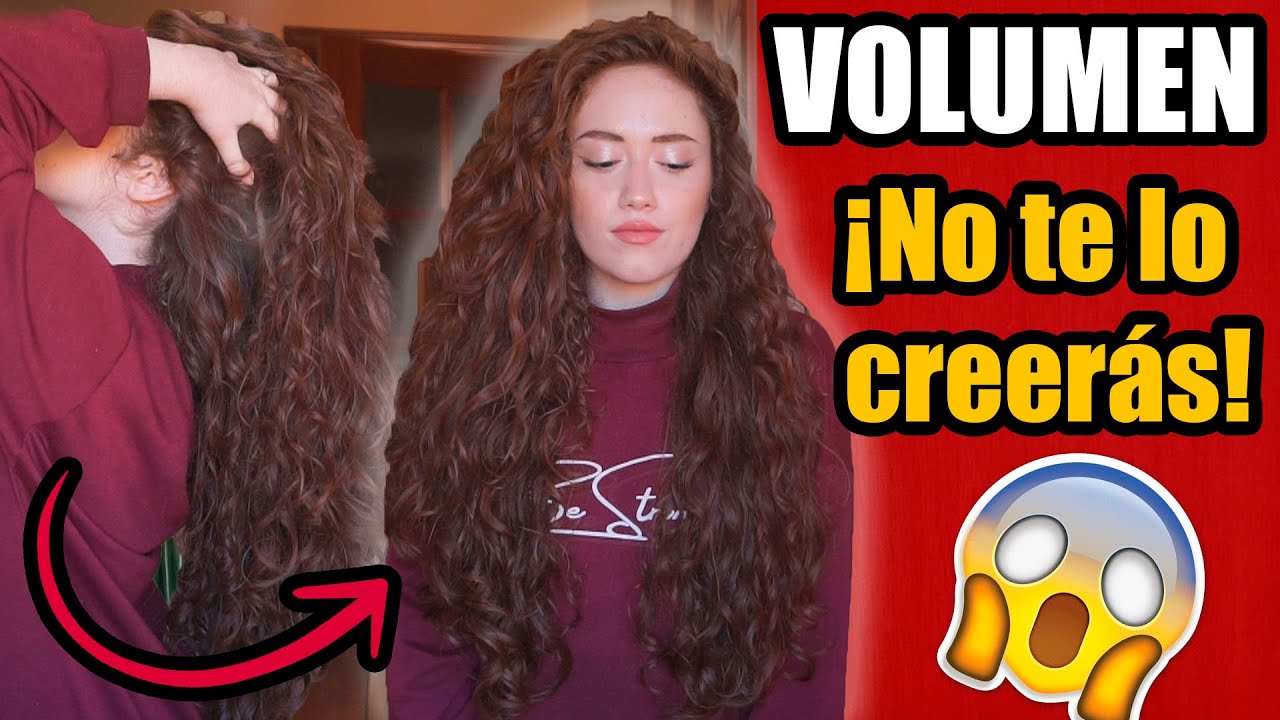 5 TRUCOS para VOLUMEN MÁXIMO en el PELO 🔥 | Rutina PELO RIZADO Y ONDULADO LARGO Método Curly NATURAL