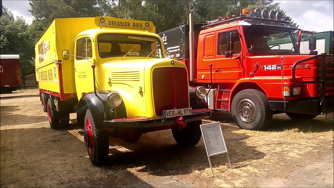Oldtimertreffen Aschen 2018 (LKW, 2/3) - Die Oldieschrauber | Bulli