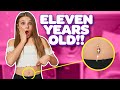 11 YEAR OLD BELLY PIERCED (Can’t Say No 24 Hour Challenge)🚫👌| Piper Rockelle