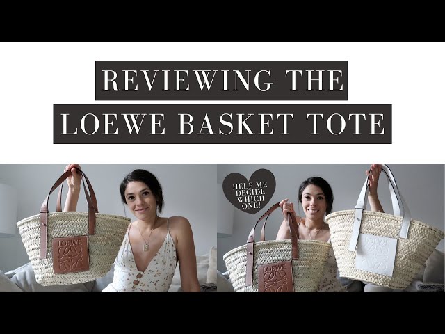 Loewe Basket Straw Tote Bag Vs. Chloe Marcie Straw Bag