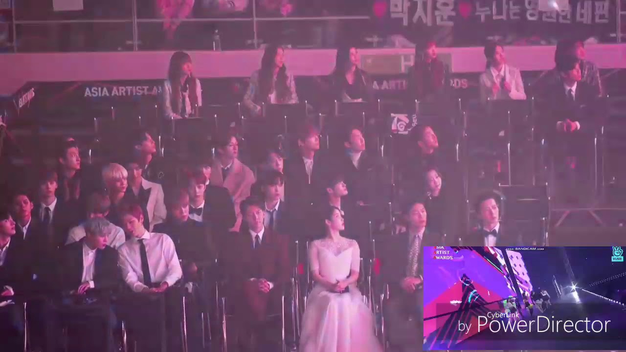 워너원,아이유(IU),아이즈원(izone),이승기 Reaction To AOA - Bingle Bangle(빙글뱅글)@181128 AAA