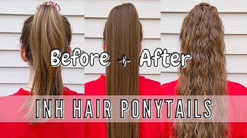 INH HAIR PONYTAILS REVIEW // Miya + Shayla insert name here hair ponytails!