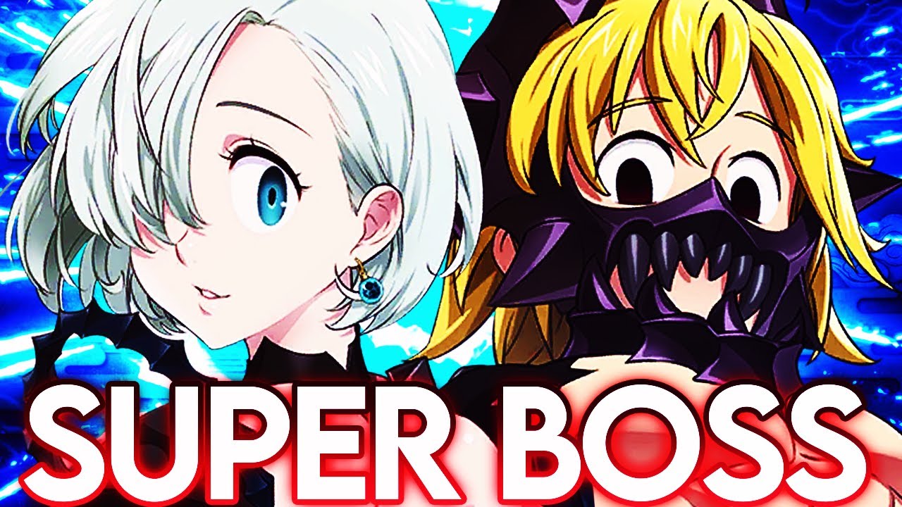 Super Boss Meliodas And Elizabeth Is Super Challenging Seven Deadly Sins Grand Cross Youtube - roblox anime cross meliodas all moves youtube