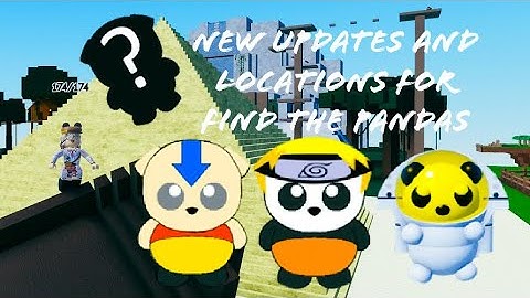 4 New Pandas Update All Locations | Roblox Find The Pandas