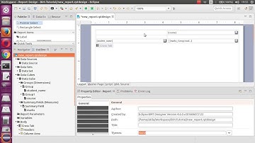 BIRT report Crosstab element for generating dynamic columned reports Tutorial