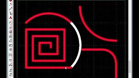 DesignSpark PCBで円弧配線を描く方法