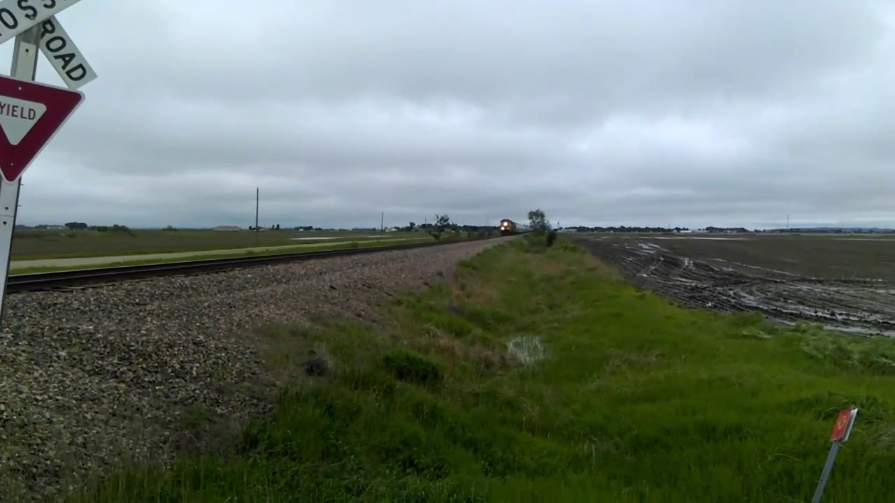 HD: Union Pacific Mixed Freight Heads East from Missouri Valley, Iowa