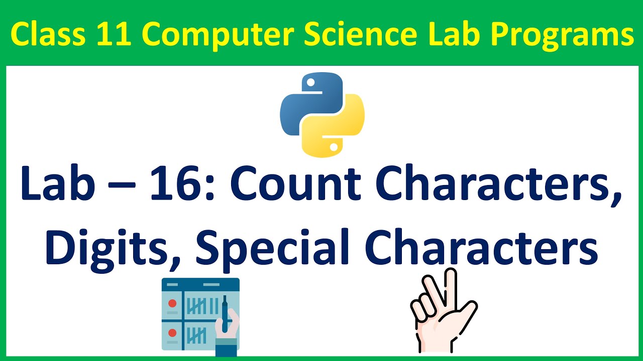 Write A Python Program To Count The Number Of Characters In A String ...