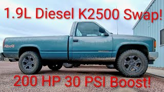 1.9L ALH TDI Diesel K2500 MPG and Weight Update + 80 MPH Ride Along