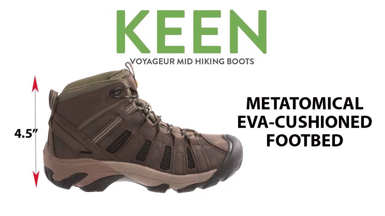 Keen Voyageur Mid Hiking Boots Leather (For Men) YouTube