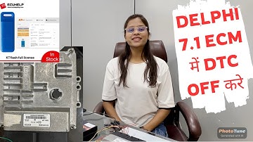 How to turn off DTC in DELPHI 7.1 ECM using KT Flash? #delphi7.1 #dtcoff #ktflash #ecm #youtube