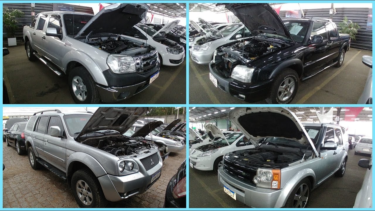 LEILÃO com RANGER,  S10,  PAJERO,  DISCOVERY, KIA UK 2500