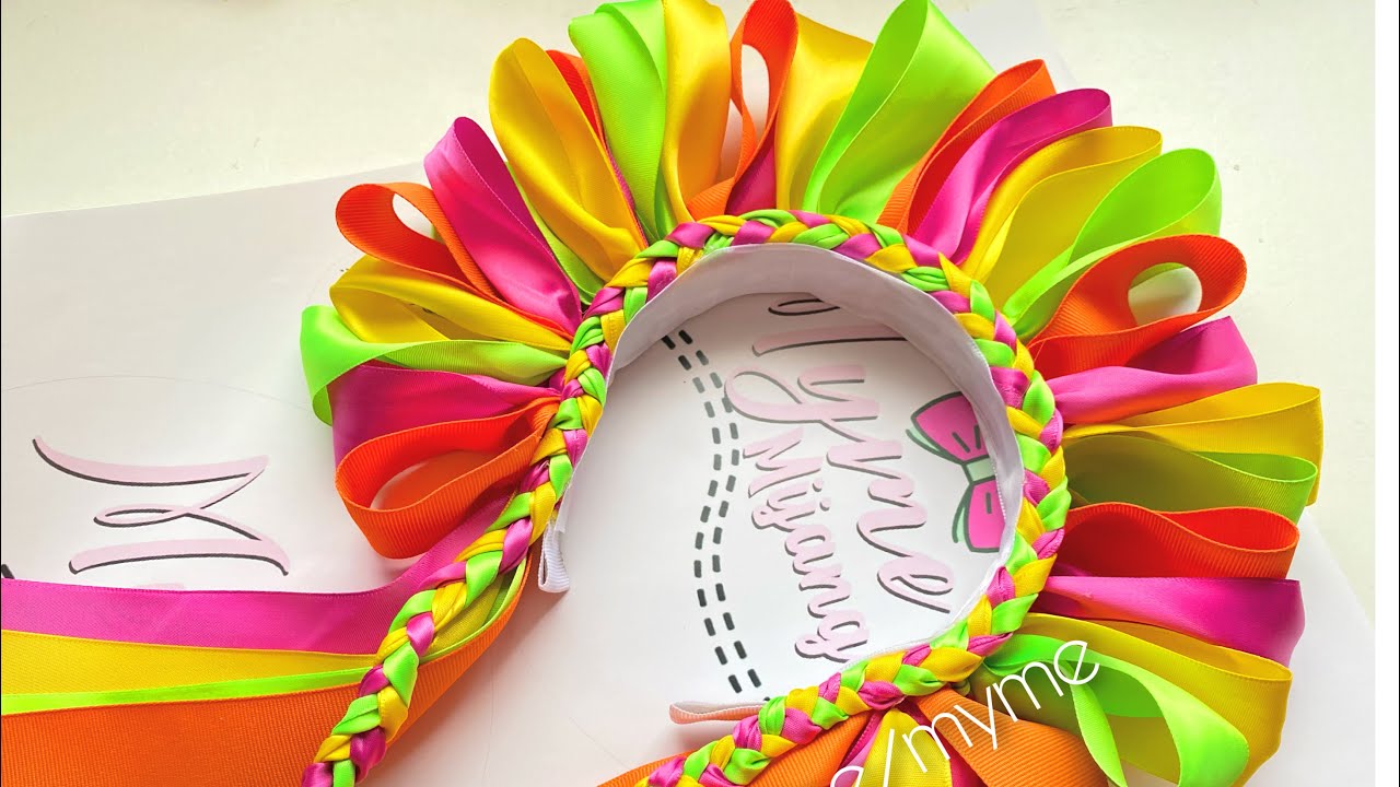 Diadema MAZAHUA - DIADEMA DE GAJOS - DIADEMA MEXICANA