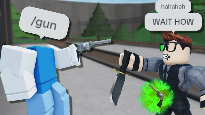 Trolling Camper with Admin Commands.. (Murder Mystery 2)