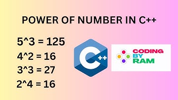 Power of any number in C++ | #CodingByRam
