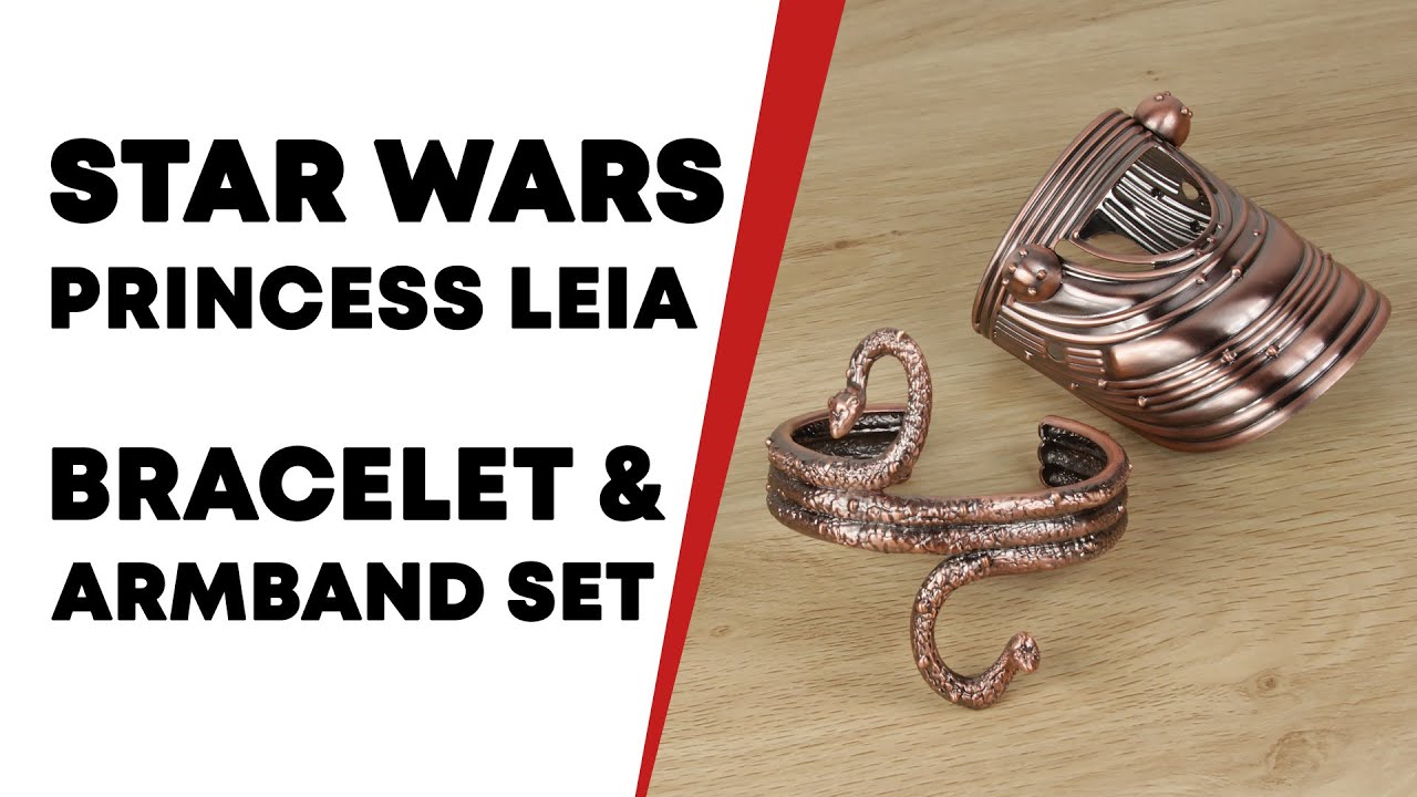 Princess Leia Bracelet & Armband Set by SalesOne Star Wars Fashion