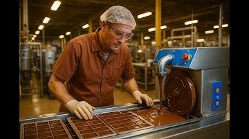 Een kijkje in de chocoladefabriek: van rauwe cacaobonen tot afgewerkte repen (volledig proces)