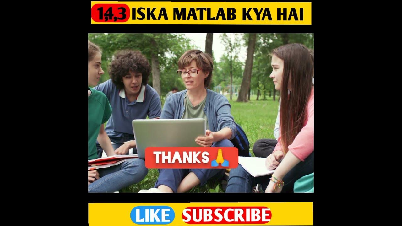 143 ka matlab kya hai by hinix tech shorts 1 YouTube